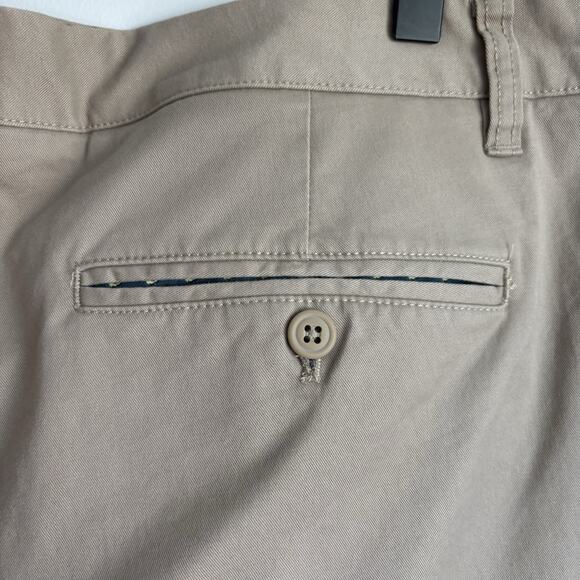 Bonobos Mems Pants 38x33 Beige Stretch Washed Chinos Khaki Preppy Slim Straight - Picture 9 of 13